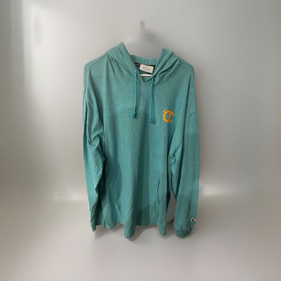 Champion Other - Champion men’s 2XL teal pullover hoodie lightweight